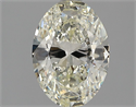 Natural Diamond 1.51 Carats, Oval with  Cut, L Color, SI1 Clarity and Certified by GIA