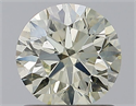 Natural Diamond 1.01 Carats, Round with Excellent Cut, M Color, SI1 Clarity and Certified by GIA