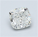 Diamante Natural 1.21 quilates, Del cojín , Color H, claridad VS2 y certificado GIA