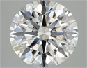 Lab Grown Diamond 3.09 Carats, Round with Ideal Cut, E Color, VS2 Clarity and Certified by IGI