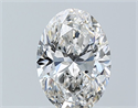 Diamante Natural 1.00 quilates, Ovalado , Color G, claridad SI2 y certificado GIA