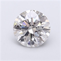 Lab Grown Diamond 1.10 Carats, Round with Ideal Cut, G Color, VVS2 Clarity and Certified by IGI
