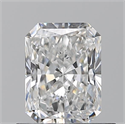 Natural Diamond 0.70 Carats, Radiant with  Cut, E Color, VS1 Clarity and Certified by GIA