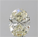 Natural Diamond 3.07 Carats, Oval with  Cut, K Color, VVS1 Clarity and Certified by IGI