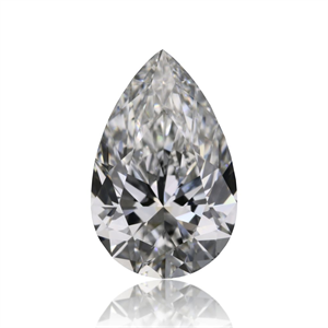 Foto Diamante Natural 0.80 quilates, De pera , Color F, claridad IF y certificado GIA de