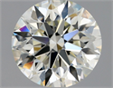 Diamante Natural 0.61 quilates, Redondo , Color K, claridad IF y certificado GIA