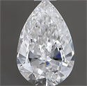 Natural Diamond 0.40 Carats, Pear with  Cut, E Color, VS1 Clarity and Certified by GIA