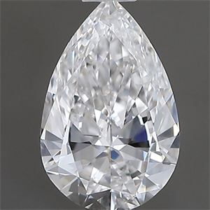 Picture of Natural Diamond 0.40 Carats, Pear with  Cut, E Color, VS1 Clarity and Certified by GIA