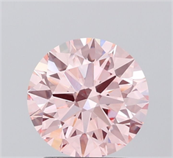 Picture of Lab Grown Diamond 2.04 Carats, Round with Ideal Cut, Fancy Intense Pink Color, VVS2 Clarity and Certified by IGI