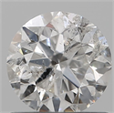 Natural Diamond 0.82 Carats, Round with Very Good Cut, F Color, I1 Clarity and Certified by IGI