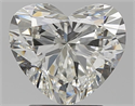 Natural Diamond 2.00 Carats, Heart with  Cut, I Color, SI2 Clarity and Certified by GIA