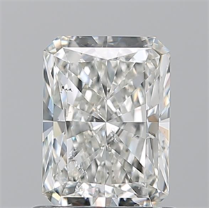 Foto Diamante Natural 1.01 quilates, Radiante , Color H, claridad SI2 y certificado GIA de