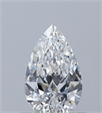 Natural Diamond 0.44 Carats, Pear with  Cut, E Color, VS1 Clarity and Certified by GIA