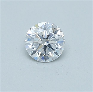 Picture of Natural Diamond 0.41 Carats, Round with Very Good Cut, D Color, SI2 Clarity and Certified by GIA