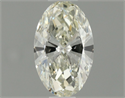 Natural Diamond 0.40 Carats, Oval with  Cut, K Color, VVS1 Clarity and Certified by GIA