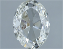 Natural Diamond 1.00 Carats, Oval with  Cut, I Color, VVS2 Clarity and Certified by IGI