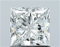 Natural Diamond 1.01 Carats, Princess with  Cut, I Color, VS2 Clarity and Certified by GIA