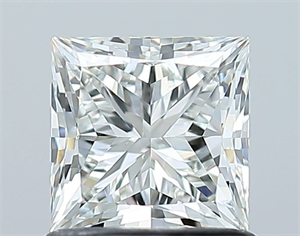 Picture of Natural Diamond 1.01 Carats, Princess with  Cut, I Color, VS2 Clarity and Certified by GIA