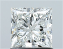 Natural Diamond 1.01 Carats, Princess with  Cut, I Color, VS2 Clarity and Certified by GIA
