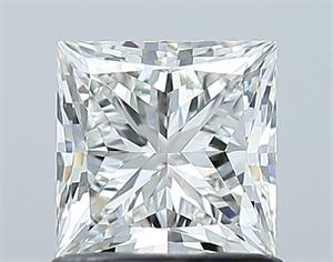 Picture of Natural Diamond 1.01 Carats, Princess with  Cut, I Color, VS2 Clarity and Certified by GIA