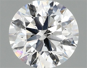 Picture of Lab Grown Diamond 1.08 Carats, Round with Excellent Cut, E Color, VS1 Clarity and Certified by IGI