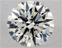 Diamante Natural 0.93 quilates, Redondo , Color J, claridad VVS2 y certificado GIA