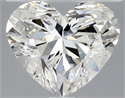 Natural Diamond 2.09 Carats, Heart with  Cut, H Color, VVS2 Clarity and Certified by GIA