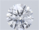 Lab Grown Diamond 1.06 Carats, Round with Ideal Cut, D Color, VVS1 Clarity and Certified by IGI