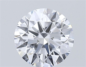 Picture of Lab Grown Diamond 1.06 Carats, Round with Ideal Cut, D Color, VVS1 Clarity and Certified by IGI