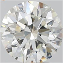 Natural Diamond 3.02 Carats, Round with Excellent Cut, H Color, VS2 Clarity and Certified by GIA