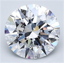 Diamante Natural 3.02 quilates, Redondo , Color D, claridad SI1 y certificado GIA