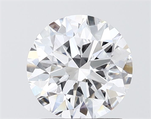 Picture of Lab Grown Diamond 1.50 Carats, Round with Ideal Cut, E Color, VVS2 Clarity and Certified by IGI