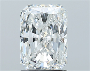 Foto Diamante Natural 1.52 quilates, Radiante , Color F, claridad SI2 y certificado GIA de