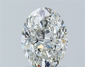 Foto Diamante Natural 0.90 quilates, Ovalado , Color H, claridad SI2 y certificado GIA de