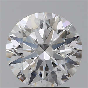 Picture of Lab Grown Diamond 2.09 Carats, Round with Ideal Cut, D Color, VVS1 Clarity and Certified by IGI