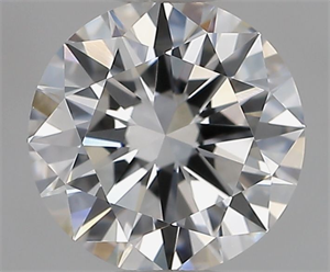 Picture of Lab Grown Diamond 1.00 Carats, Round with Excellent Cut, D Color, VVS2 Clarity and Certified by IGI