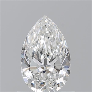 Picture of Natural Diamond 0.78 Carats, Pear with  Cut, F Color, VS1 Clarity and Certified by GIA