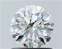 Natural Diamond 0.80 Carats, Round with Excellent Cut, I Color, SI1 Clarity and Certified by GIA