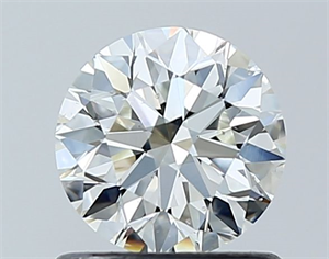 Picture of Natural Diamond 0.80 Carats, Round with Excellent Cut, I Color, SI1 Clarity and Certified by GIA