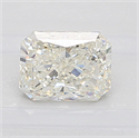 Natural Diamond 1.01 Carats, Radiant with  Cut, J Color, VVS2 Clarity and Certified by GIA