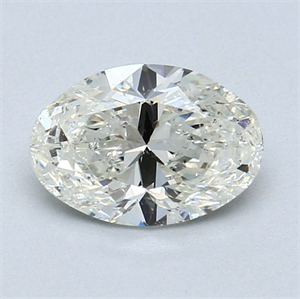 Picture of Natural Diamond 1.50 Carats, Oval with  Cut, J Color, SI2 Clarity and Certified by GIA
