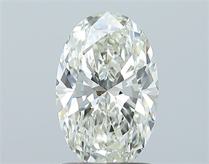 Foto Diamante Natural 1.21 quilates, Ovalado , Color J, claridad SI1 y certificado GIA de