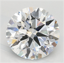 Lab Grown Diamond 3.07 Carats, Round with Excellent Cut, D Color, VVS1 Clarity and Certified by GIA