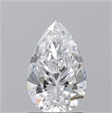 Diamante Natural 1.50 quilates, De pera , Color D, claridad VVS2 y certificado GIA