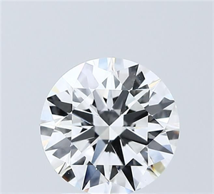 Picture of Lab Grown Diamond 2.00 Carats, Round with Ideal Cut, D Color, VVS2 Clarity and Certified by IGI