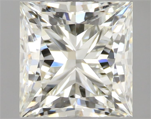 Picture of Natural Diamond 1.51 Carats, Princess with  Cut, J Color, VVS2 Clarity and Certified by IGI