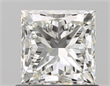 Natural Diamond 1.01 Carats, Princess with  Cut, J Color, VVS1 Clarity and Certified by GIA