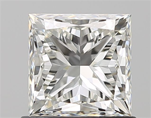 Picture of Natural Diamond 1.01 Carats, Princess with  Cut, J Color, VVS1 Clarity and Certified by GIA