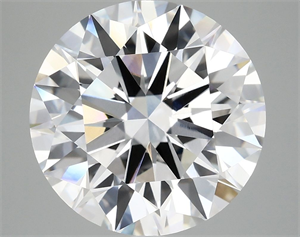 Picture of Lab Grown Diamond 6.09 Carats, Round with Ideal Cut, E Color, VVS2 Clarity and Certified by IGI