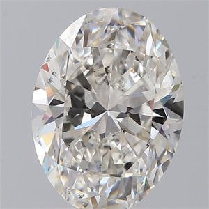 Picture of Natural Diamond 1.51 Carats, Oval with  Cut, H Color, SI1 Clarity and Certified by GIA